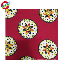 Wholesale pure polyester african super wax print woven fabric
